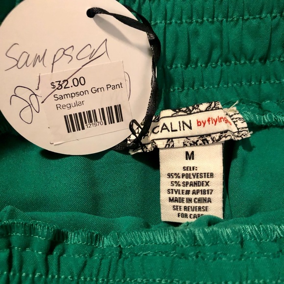 A. Calvin by Flying Tomato “Sampson” green pants. - Picture 4 of 4